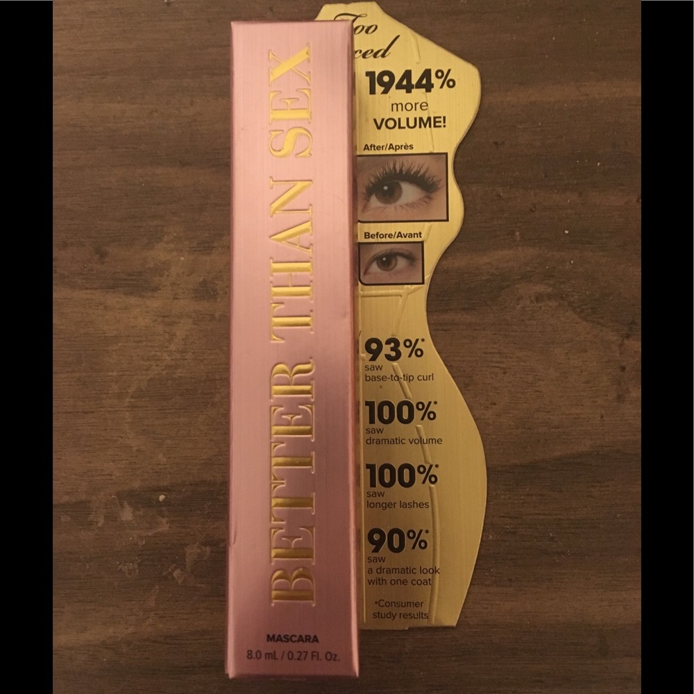 🌟SALE🌟 BNIB Too Faced Better Than Sex Mascara